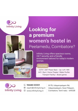 Womens Hostel in Peelamedu Coimbatore