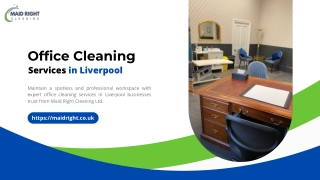 Commercial Office Cleaning Services Liverpool – Maid Right Cleaning Ltd