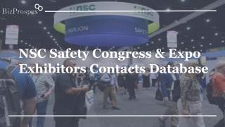 NSC Safety Congress & Expo Exhibitors Contacts Database