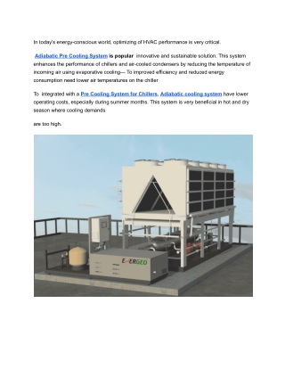 Boost HVAC Efficiency with Adiabatic Pre-Cooling Systems_ A Smart Cooling Solution
