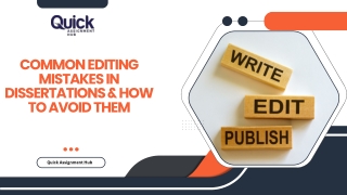 Edit with Precision: Common Dissertation Errors You Might Miss