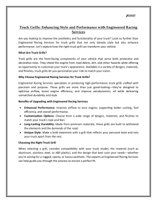Connecting Rods: The Backbone of High-Performance Engines