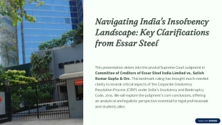 The Key Pillars of Corporate Sustainability: Essar’s Approach