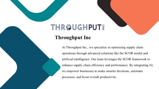 chain performance with Throughput Inc