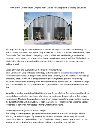 HowSteelCommanderCorpisYourGo-ToforAdaptableBuildingSolutions722