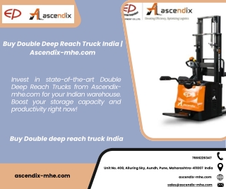 Buy Double Deep Reach Truck India  Ascendix-mhe.com