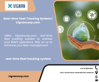Real-time Fleet Tracking System  Vignancorp.com