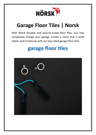 Garage Floor Tiles