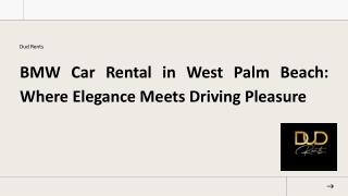 BMW Car Rental in West Palm Beach Where Elegance Meets Driving Pleasure