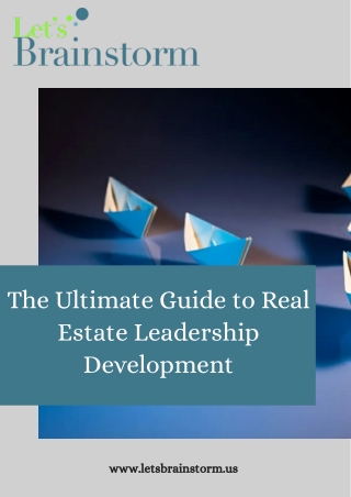 Real Estate Leadership Development Programs for Sustainable Growth
