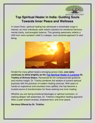 Top Spiritual Healer In Lucknow