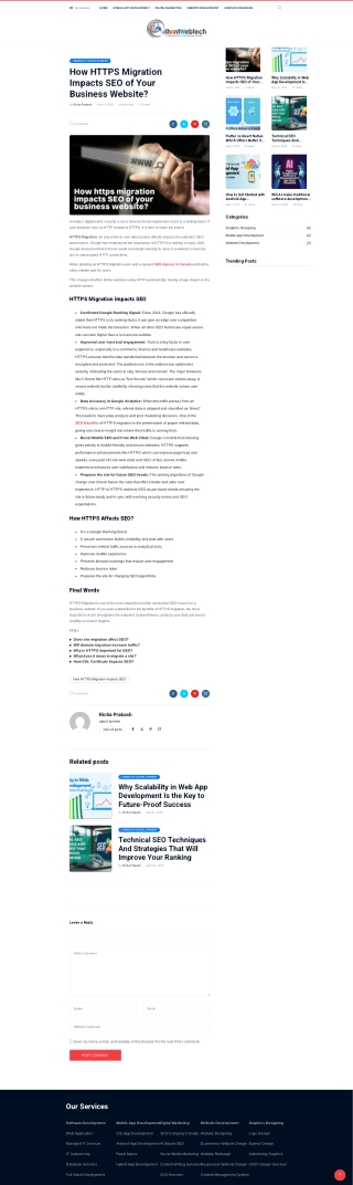 How HTTPS Migration Impacts SEO of Your Business Website