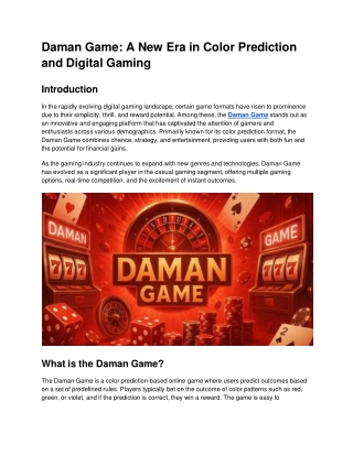 Daman Game pptx