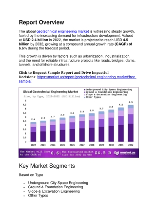 geotechnical engineering market