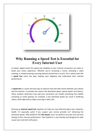 Net Speed | Net speed