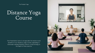 Distance Yoga Course