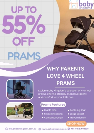Baby Kingdom Pram Sale on Premium Baby Strollers