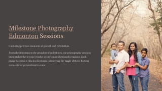 Milestone Photography Edmonton – Celebrate Every Stage with Beautiful Portraits