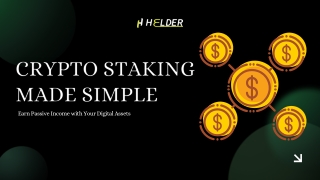 Crypto Staking Made Simple: Earn Passive Income