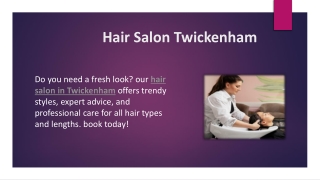 Hair Salon Twickenham
