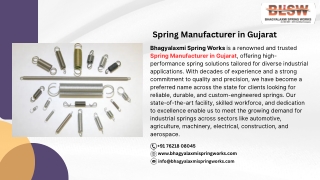 Spring Manufacturer in Gujarat