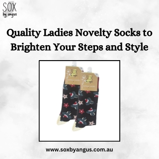 Quality Ladies Novelty Socks to Brighten Your Steps and Style