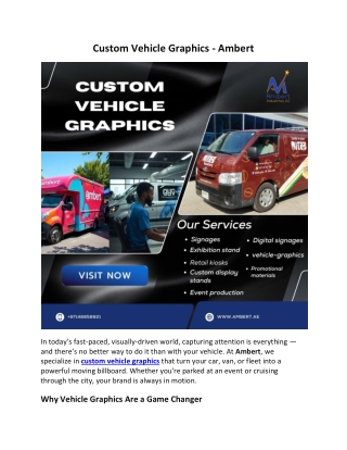 Custom Vehicle Graphics