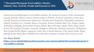 Global Flavonoid Phytogenic Feed Additive Market