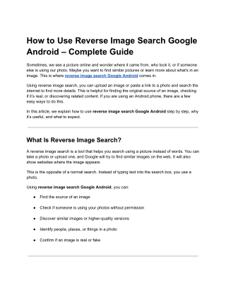 reverse image search Google Android