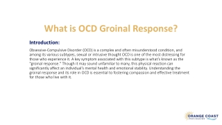 What is OCD Groinal Response