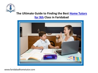Home tutor for 9th Class in Faridabad