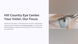 Recognizing The Symptoms of Cataracts