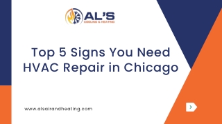Top 5 Signs You Need HVAC Repair in Chicago