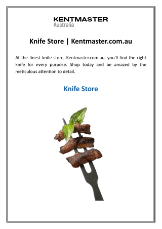 Knife Store