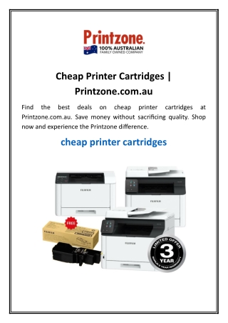 Cheap Printer Cartridges