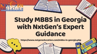 Study MBBS in Georgia with NxtGen’s Expert Guidance