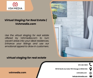 Virtual Staging For Real Estate  Vshmedia.com