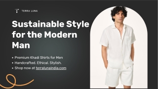 Khadi Shirts for Men | Terra Luna India