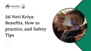 Jal Neti Kriya: Benefits, How to practice, and Safety Tips