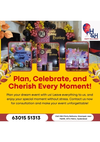 Event decorators in Hyderabad