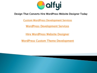 Design That Converts Hire WordPress Website Designer Today