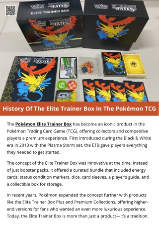 History of the Elite Trainer Box in the Pokémon TCG