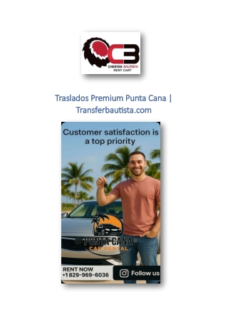 Traslados Premium Punta Cana | Transferbautista.com