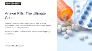 anavar pills: The Ulimate Guide with Arnold Anabolics