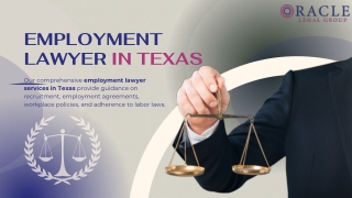 Experienced Employment Lawyer Texas | Oracle Legal Group