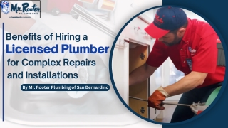 Benefits of Hiring a Licensed Plumber for Complex Repairs and Installations