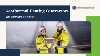 Top Geothermal Heating Contractors: Expert Tips for a Sustainable Home