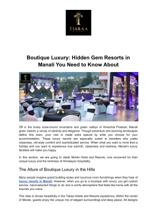 _Boutique Luxury_ Hidden Gem Resorts in Manali You Need to Know About