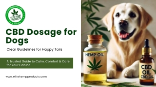 CBD Dosage Guide for Dogs: Safe & Effective Use