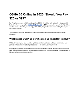 OSHA 30 Online in 2025_ Should You Pay $25 or $99_